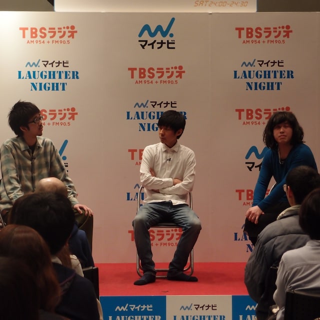 「マイナビLaughter Night」の第18回オンエア争奪ライブに出演するトンツカタン。(c)TBSラジオ