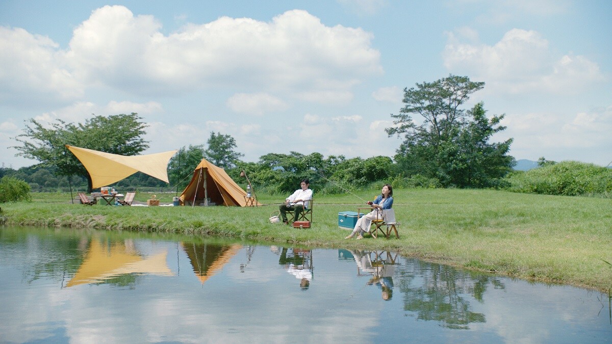 「のんある気分」新CMのワンシーン。