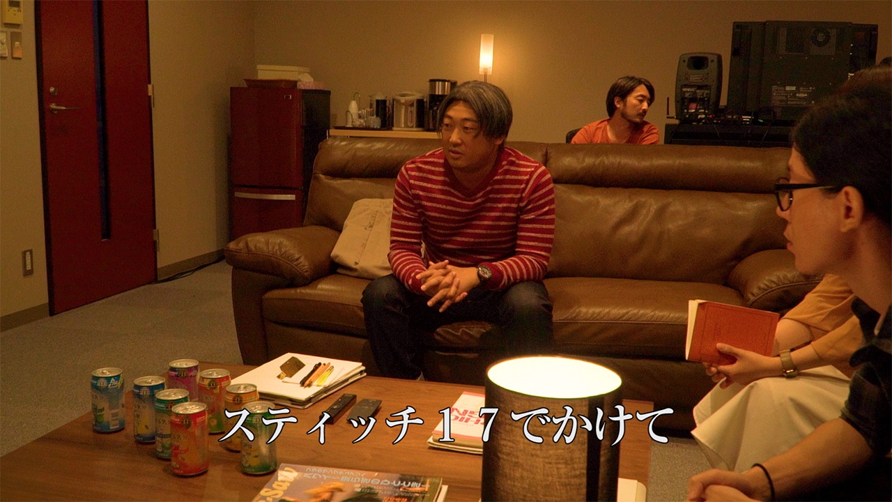 「のんある気分」新CMのメイキング動画のワンシーン。