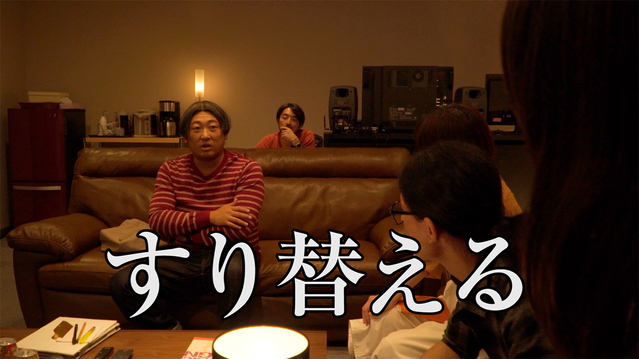 「のんある気分」新CMのメイキング動画のワンシーン。