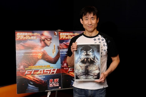 キングシャークの声を担当したなだぎ武。