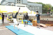器械体操体験のイメージ。