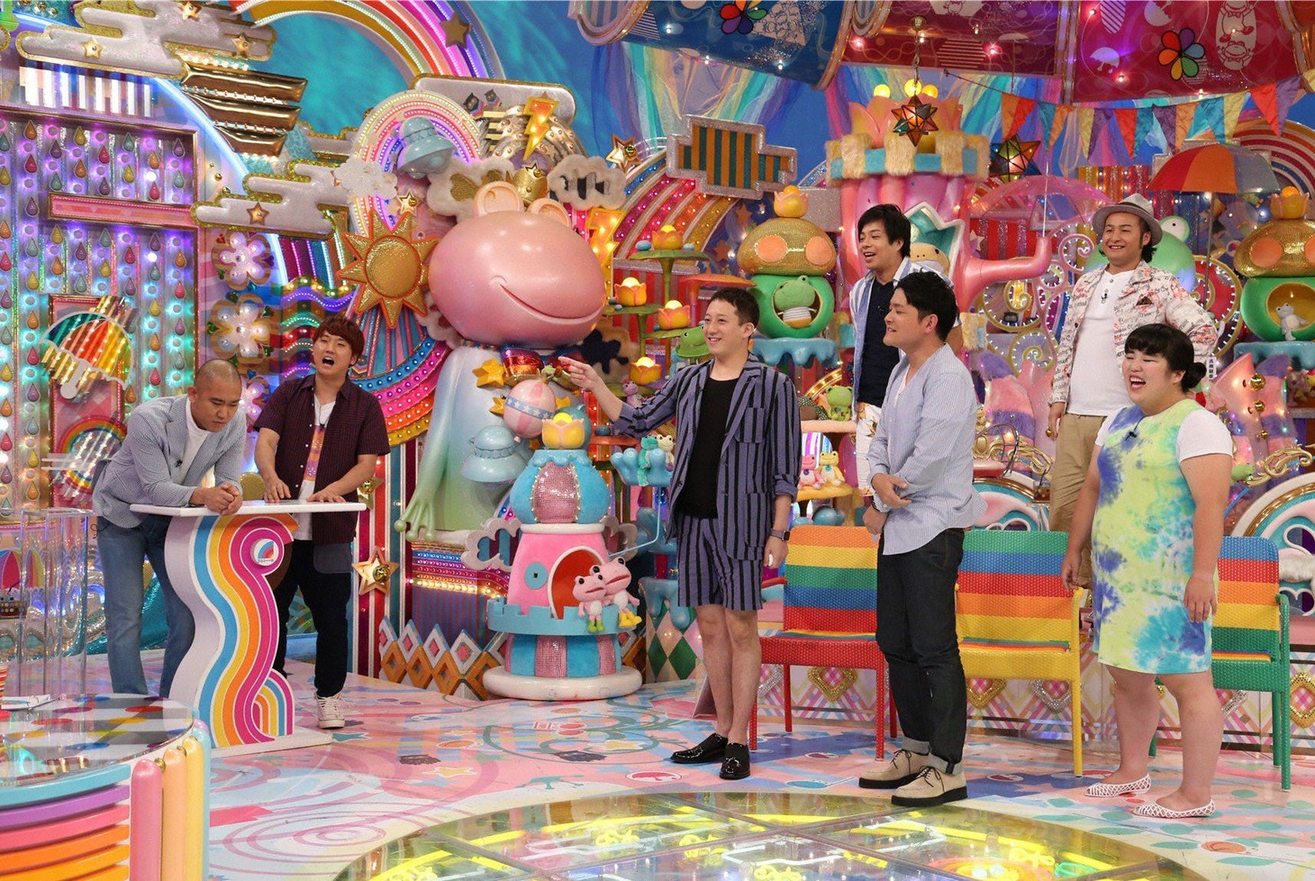 「アメトーーク！」にて展開される「ひんしゅく体験！ ナダル・アンビリバボー」のワンシーン。(c)テレビ朝日