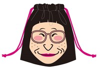 すち子をモチーフにしたオリジナル巾着