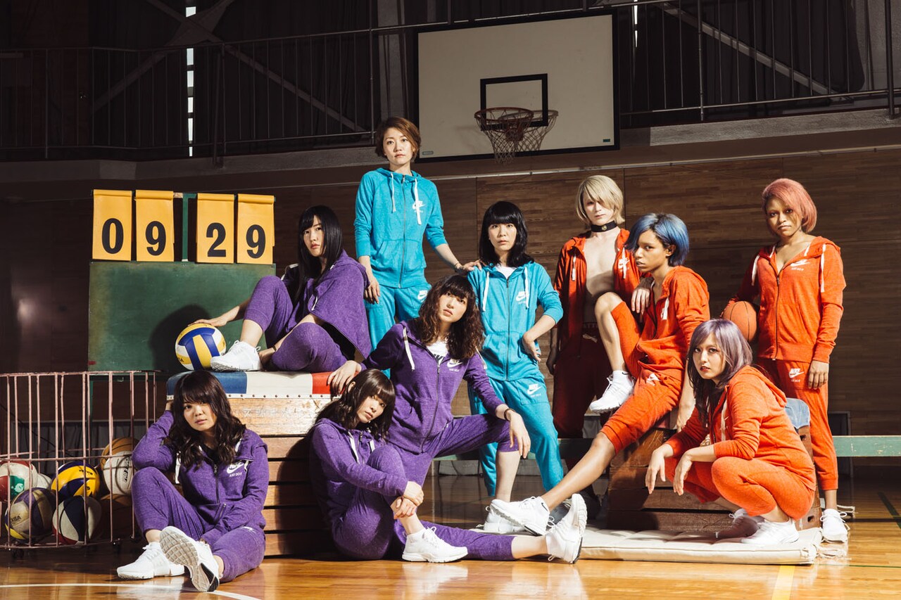 「私立 聖お台場女学院 地獄大運動会」に出演する、ねごと、チャットモンチー、女王蜂。