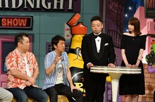 左からブラックマヨネーズ、ダイアン西澤、宮田聡子。(c)読売テレビ