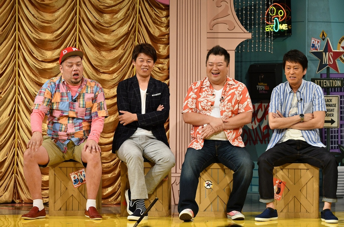 左から野性爆弾、ブラックマヨネーズ。(c)読売テレビ