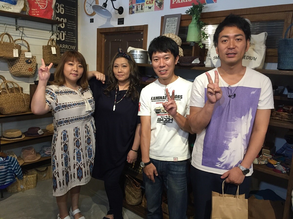 スーマラ武智＆モンエン西森がショッピング、それぞれの妻のために