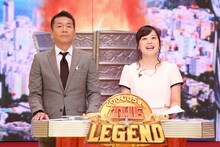 左からくりぃむしちゅー上田、水卜麻美アナウンサー。(c)日本テレビ