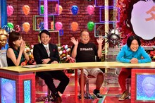 「有吉弘行のダレトク!?」に出演する（左から）高橋真麻、有吉弘行、出川哲朗、永野。(c)関西テレビ