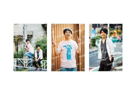 DVD購入者に配布されるタワーレコードオリジナル特典「プリントサイン入り生写真（3枚セット）」サンプル。