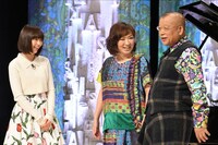 （左から）森川葵、清水ミチコ、笑福亭鶴瓶。(c)TBS