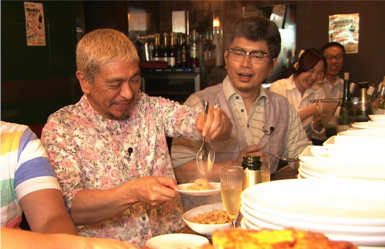 「松本家の休日」に出演する（左から）ダウンタウン松本、雨上がり決死隊・宮迫。(c)ABC