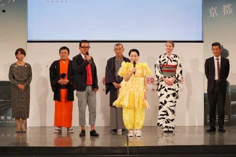 「京都国際映画祭2016」プログラム発表会見のワンシーン。
