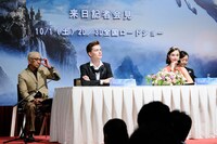 CM撮影中の様子。