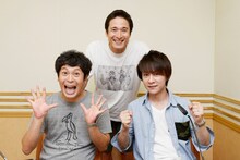 「ココロのオンガク～music for you～LOVE＆LOCAL」にゲスト出演する流れ星（手前2人）。