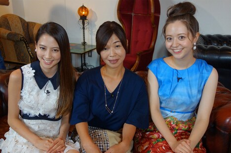 （左から）河北麻友子、オアシズ大久保、春香クリスティーン。(c)関西テレビ
