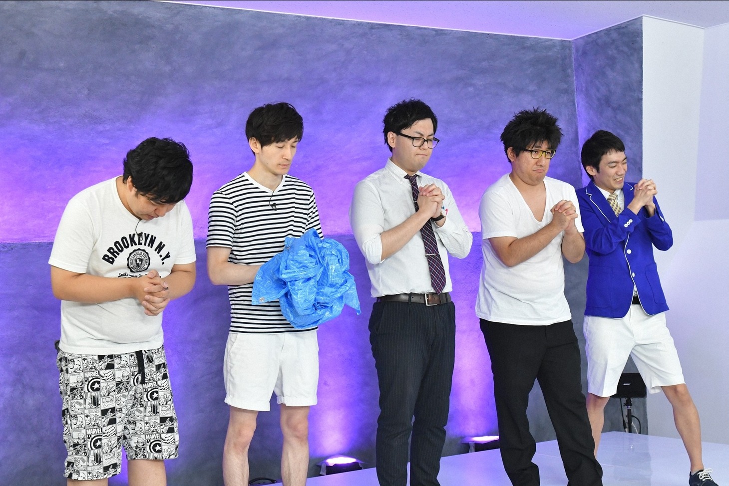 「有田ジェネレーション」に出演する（左から）LOVE、廣瀬優、ジャイアントジャイアン。(c)TBS