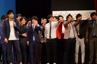 「NSC36期vs37期vs38期 下剋上バトル」で明らかに拍手が少ない38期チーム。