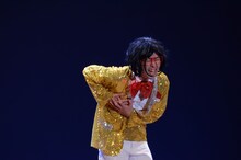 盛山考案の「越智オチ男」（吉田たち・ゆうへい）。