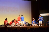 「爆笑！いそべのゲームワールド in 中之島」の様子。