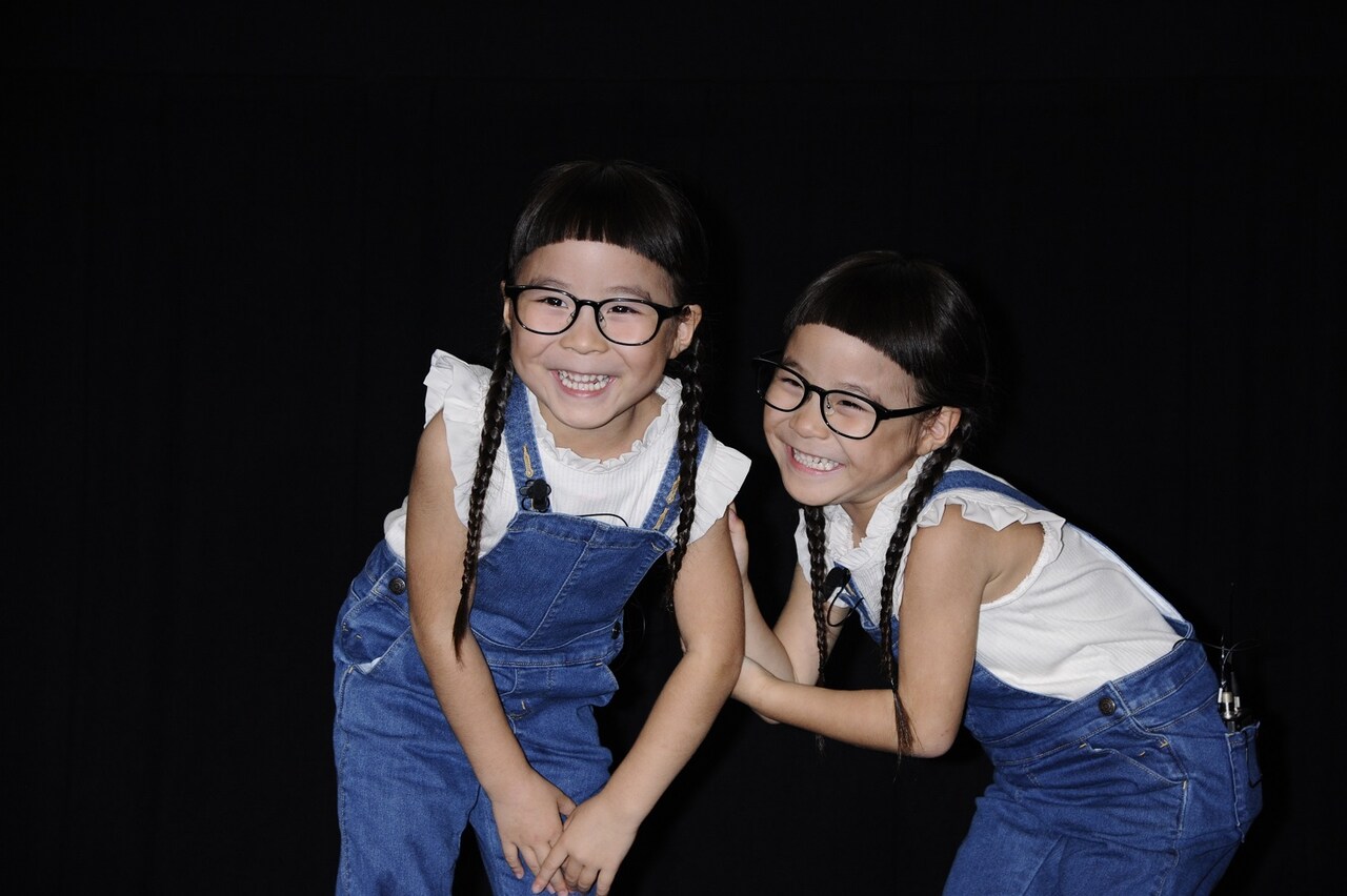 りんかちゃんとあんなちゃん。