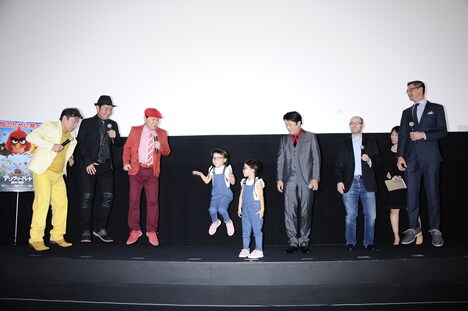映画「アングリーバード」PRイベントのワンシーン。