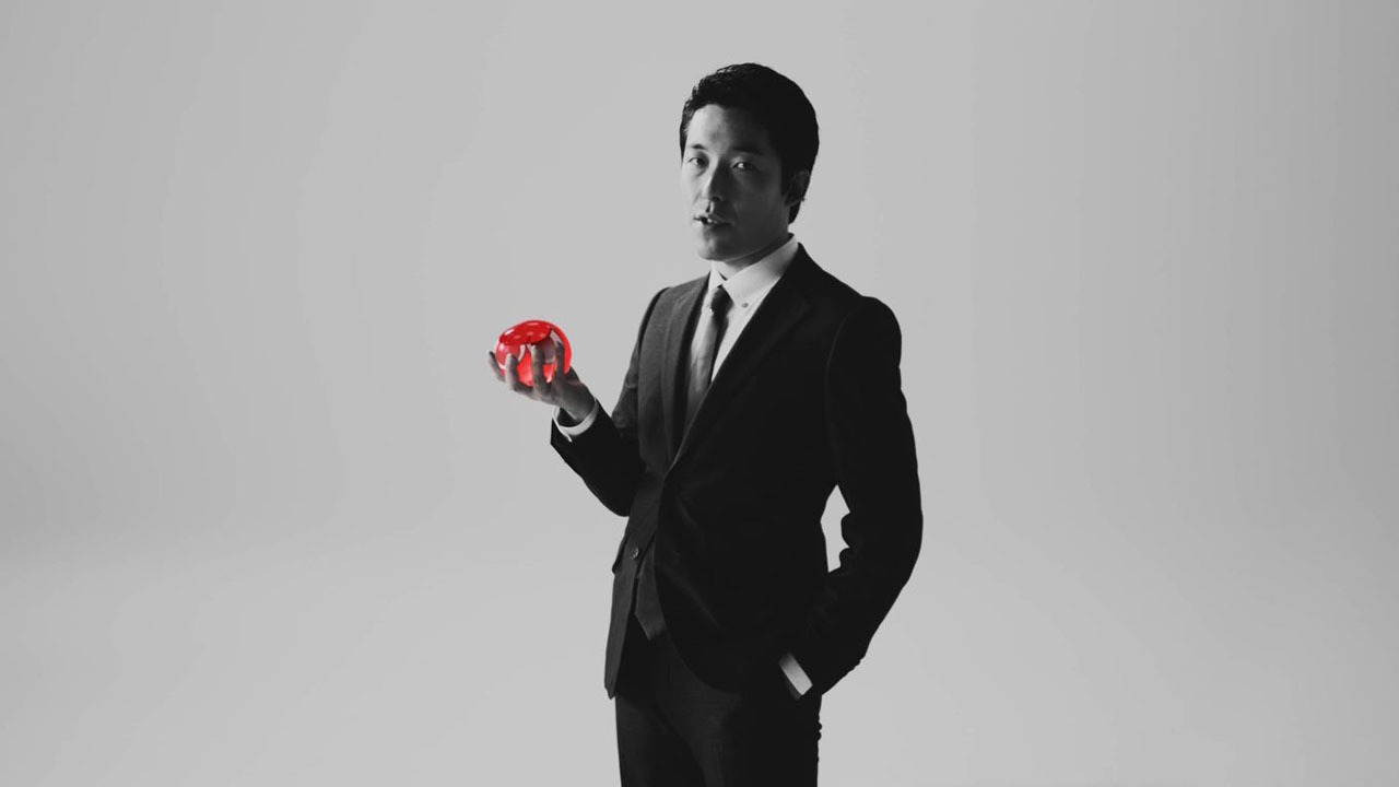 新CM「中田を倒せ篇」のワンシーン。