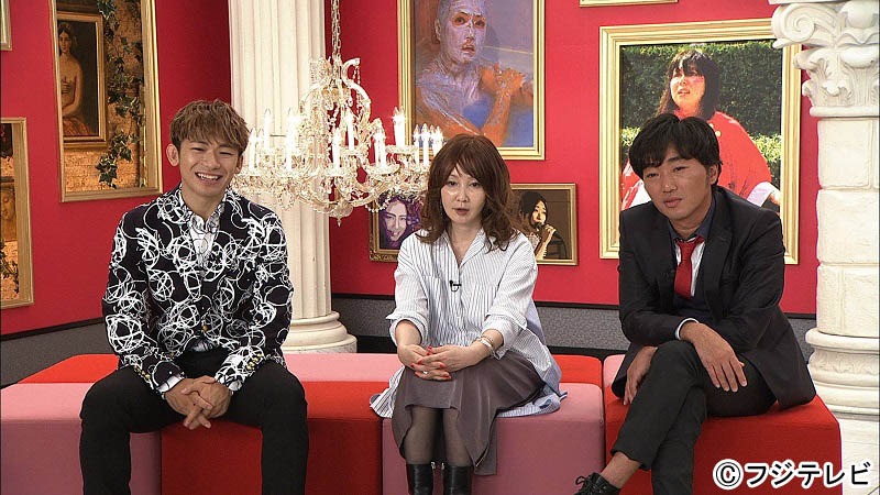 「熱中女子」MCの（左から）NAOTO、YOU、スピードワゴン小沢。