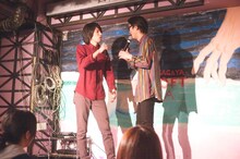 左から真空ジェシカ川北、モグライダー芝。