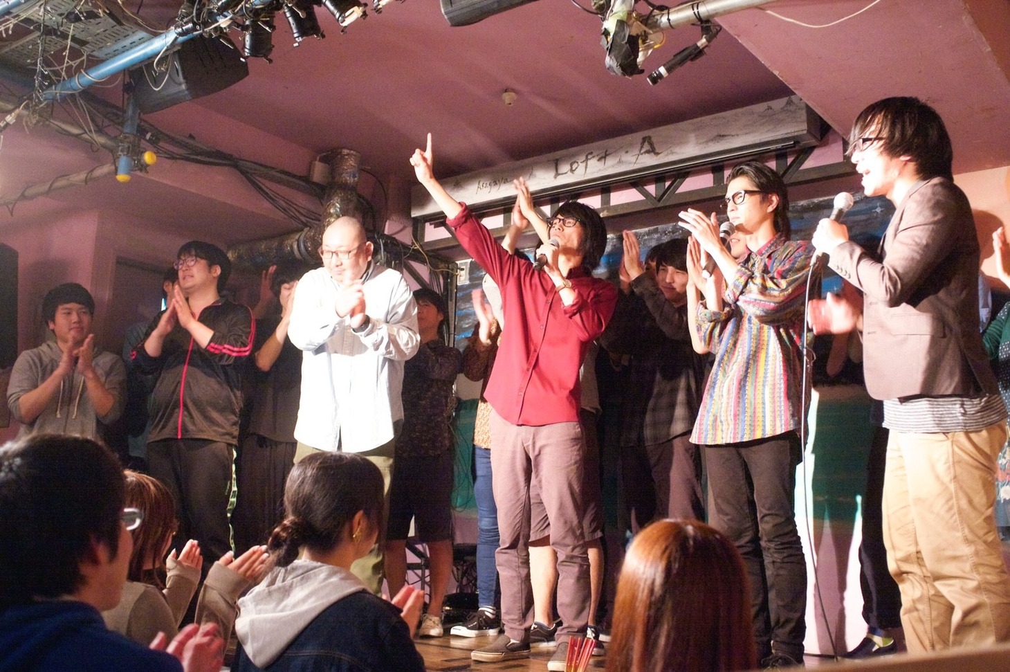真空ジェシカ川北の優勝が発表された瞬間。