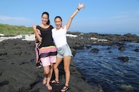 （左から）森泉、長谷川潤。(c)テレビ朝日