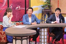 「メッセンジャーの○○は大丈夫なのか？」のワンシーン。(c)MBS