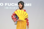 YOKO FUCHIGAMIが海産物をイメージして作った服。