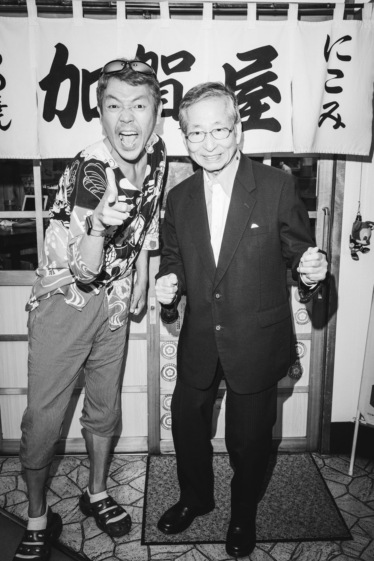 左から、玉袋筋太郎と舟橋慶一。（撮影：大甲邦喜）
