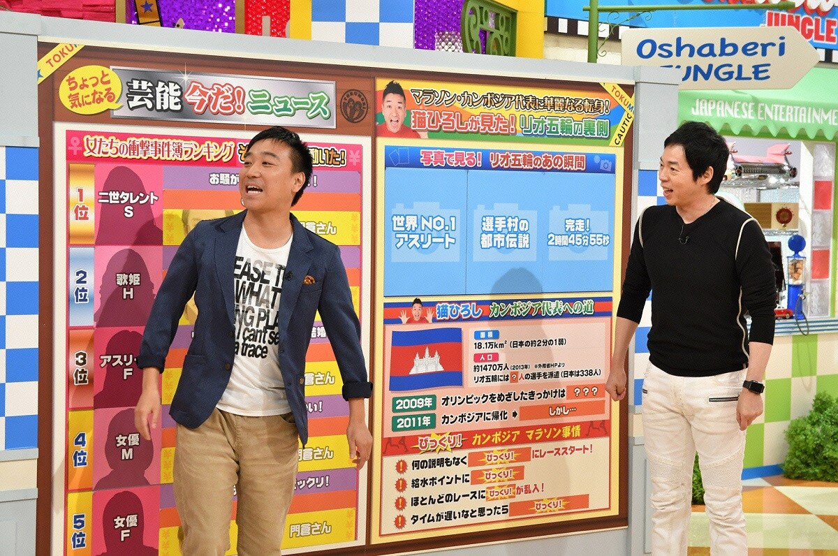 「特盛！よしもと 今田・八光のおしゃべりジャングル」のワンシーン。(c)読売テレビ