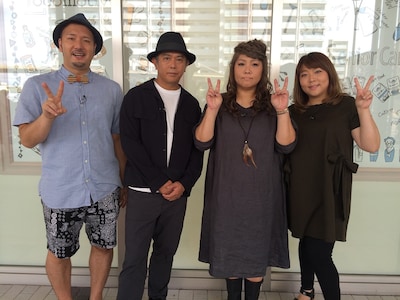 左からspan!水本、前田耕陽、海原やすよ ともこ。(c)テレビ大阪