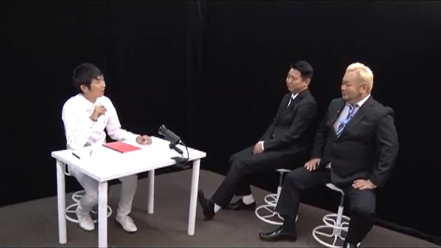 「EXD44」に出演する（左から）NON STYLE石田、東京ダイナマイト。(c)テレビ朝日