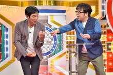 明石家さんまとキャイ～ン天野。(c)MBS