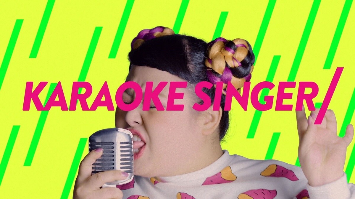 渡辺直美が出演するWeb動画「『いろんなジブンを楽しもう』篇」のワンシーン。