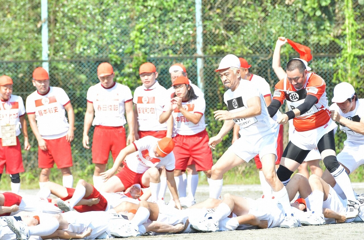 リンカーン芸人大運動会2016」のワンシーン。(c)TBS - 春日、トレエン