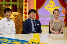 左からNON STYLE、西川史子。(c)読売テレビ