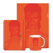 「DAVID BOWIE is」で販売されるグッズのイメージ。