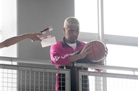 CM撮影中の様子。