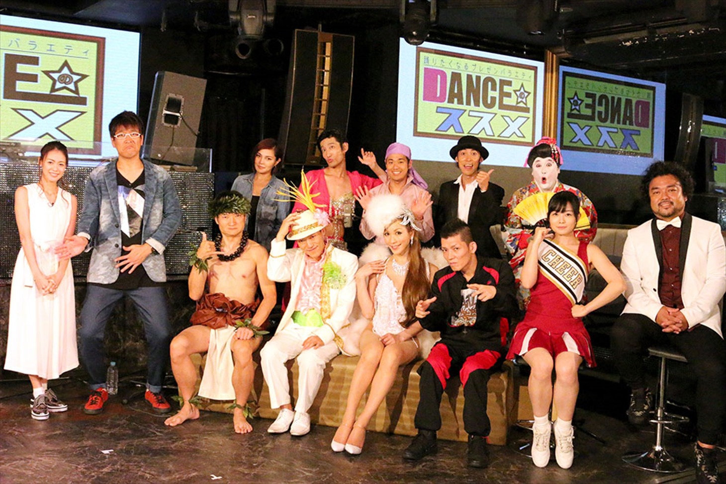 「DANCEのススメ～踊りたくなるプレゼンバラエティ～」の出演者たち。(c)名古屋テレビネクスト
