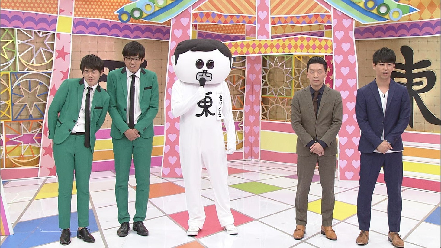 「前略、西東さん」に出演する（左から）トットとニューヨーク。(c)中京テレビ