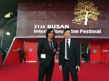 左から行定勲、板尾創路。