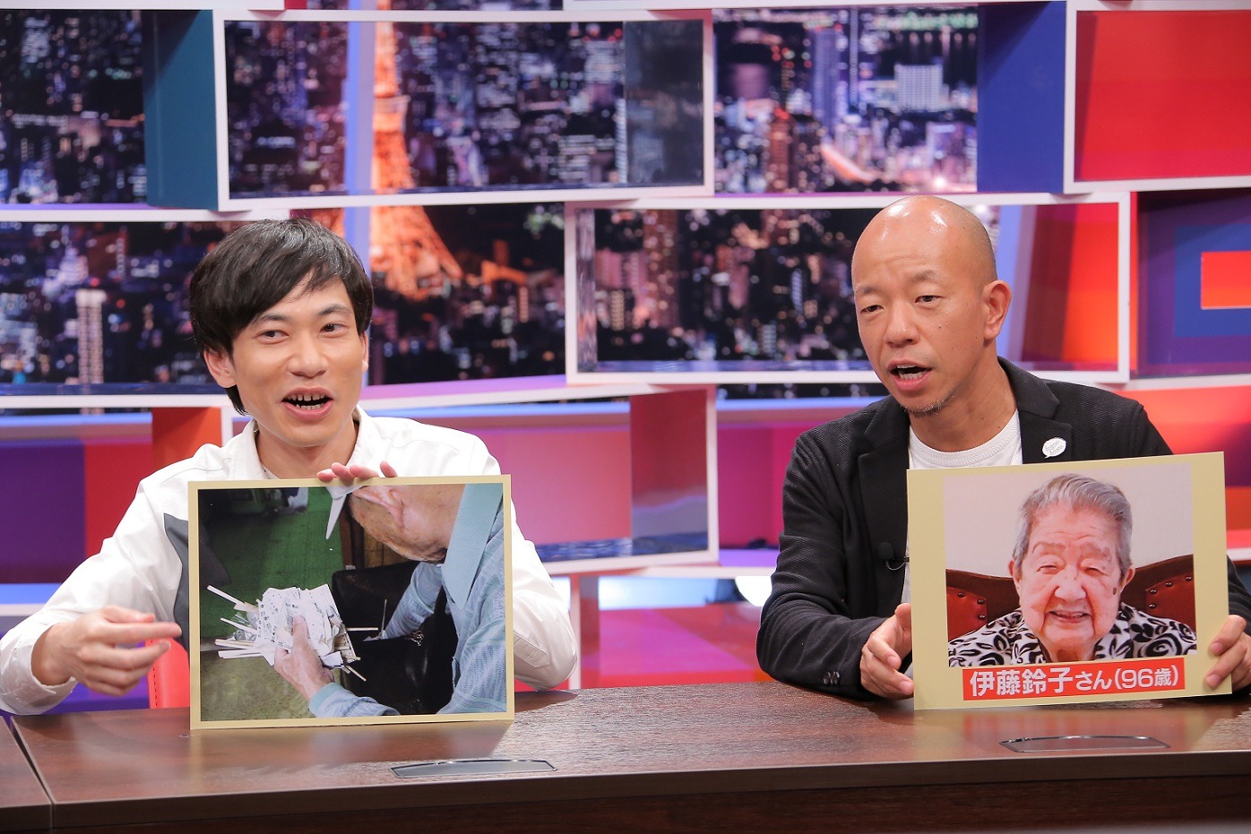 （左から）インパルス板倉、バイきんぐ小峠。(c)中京テレビ