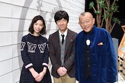 「A-Studio」に出演する内村光良(中央)、笑福亭鶴瓶(右)、森川葵(左)。(c)TBS
