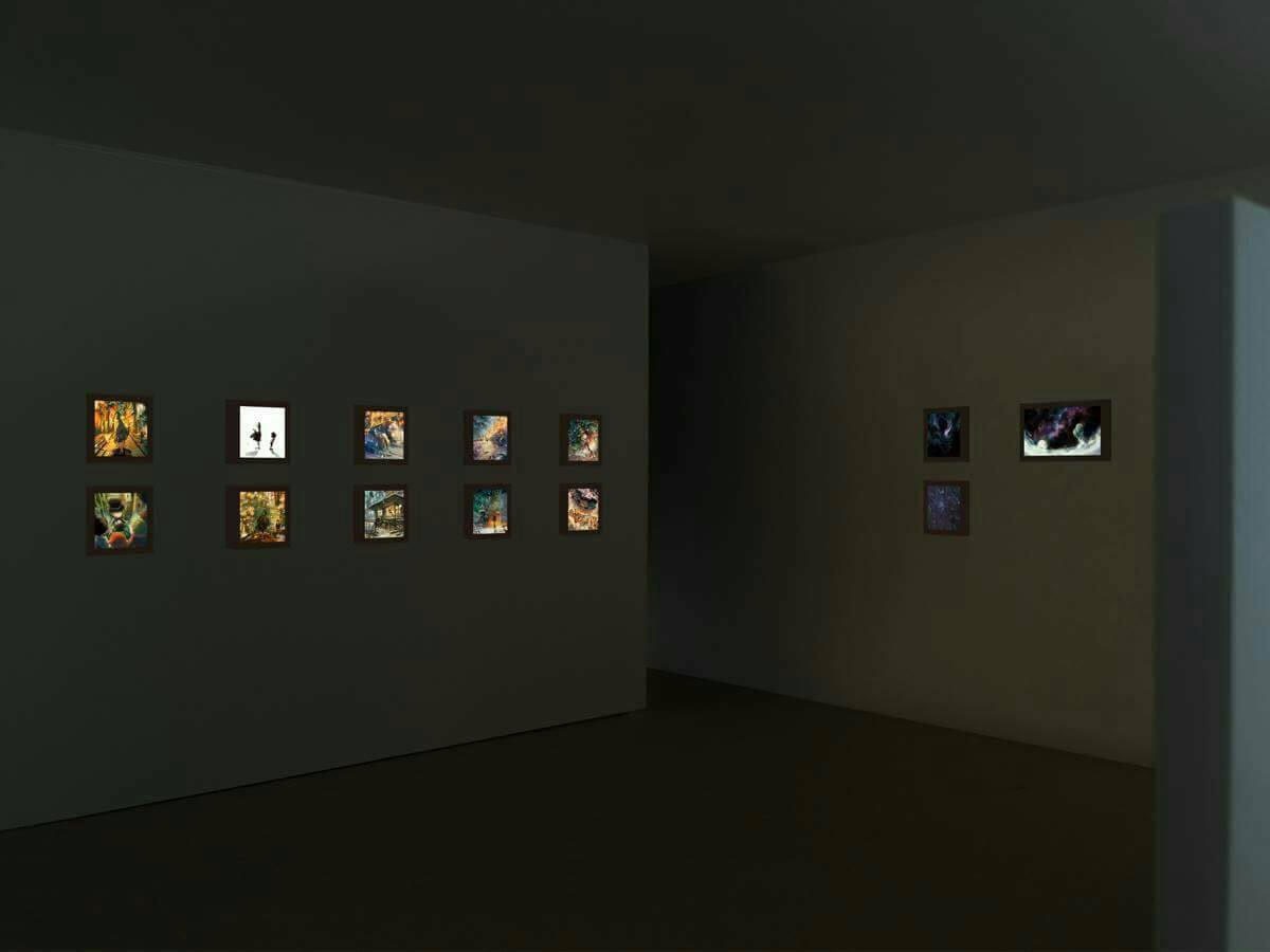 「えんとつ町のプぺル」展の様子。